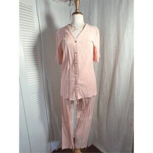 C. B. Collections Pant Suit Size M 80's Vintage Two Piece Soft Feminine